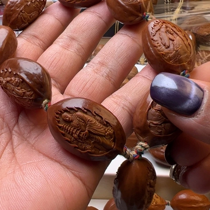 橄榄核手串/手链2.2双面罗汉