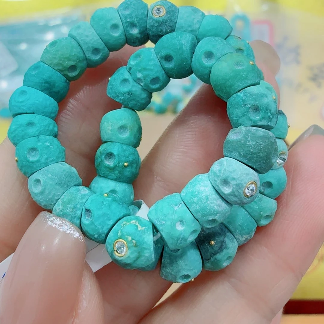 未镶嵌绿松石珠宝奇石
