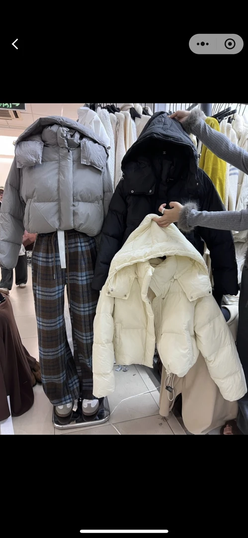 气质加厚外套羽羽休闲