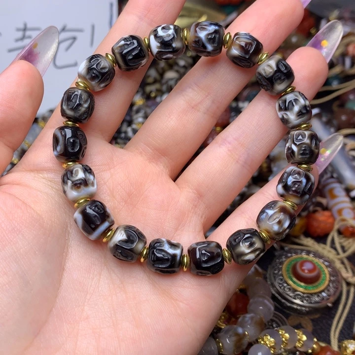 玛瑙/玉髓未镶嵌发一条