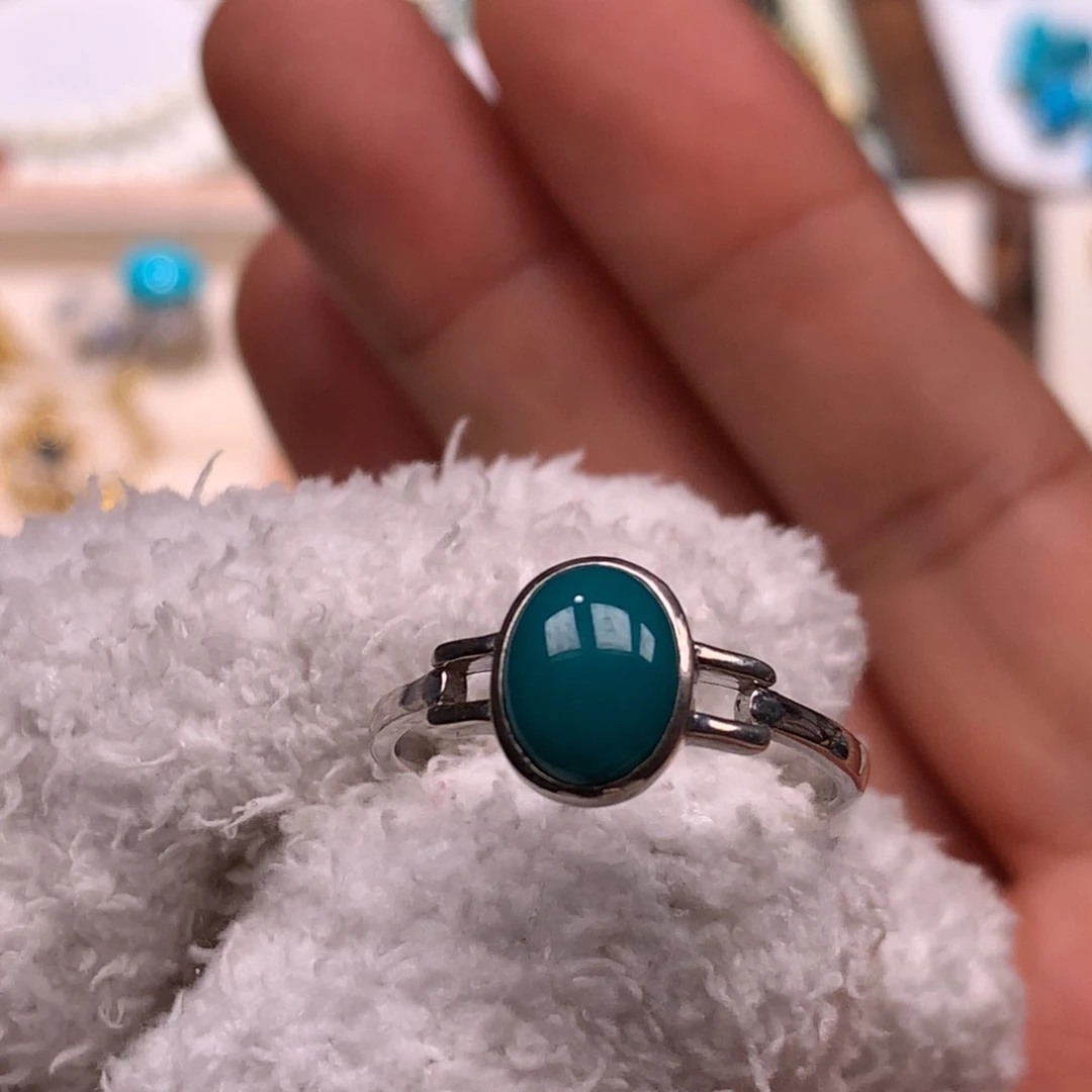 绿松石银S925镶嵌珠宝奇石