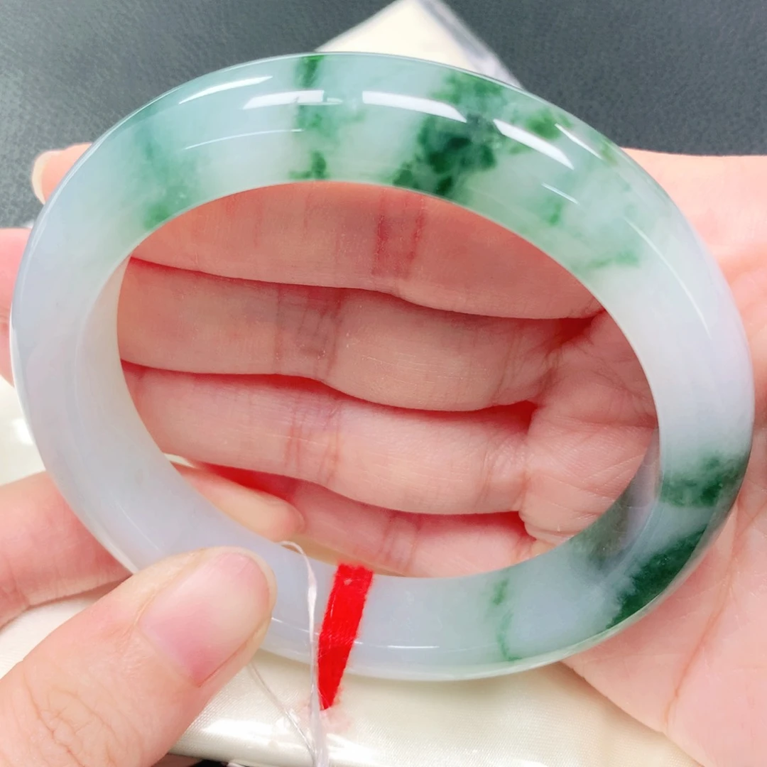 未镶嵌手镯翡翠60圈