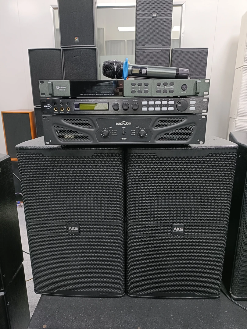 美国AKS  12寸专业音响➕功放➕效果器➕话筒，不包邮
