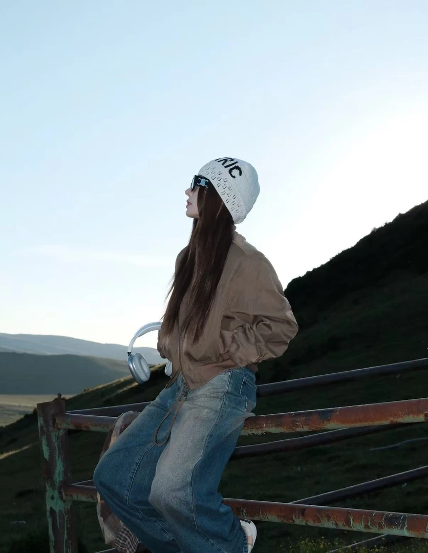 【YU家】加厚冬季保暖外套外贸休闲百搭宽松款英伦老钱外套25新款