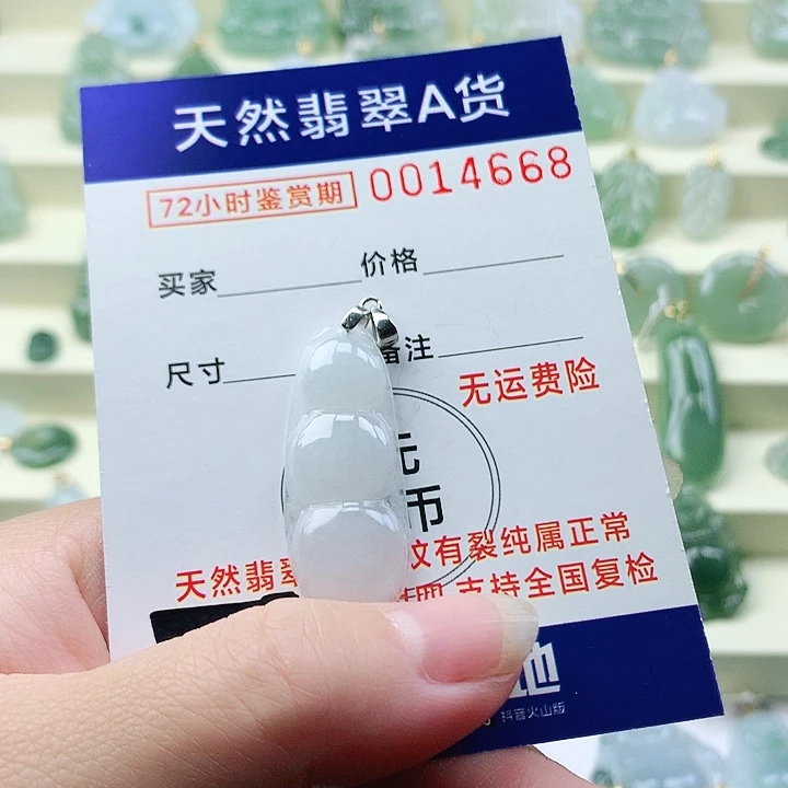 颈饰未镶嵌翡翠吊