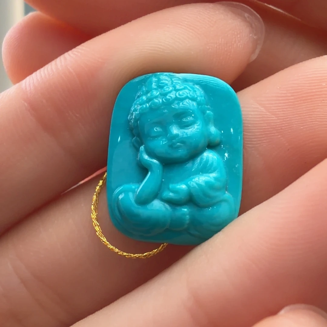 绿松石未镶嵌颈饰