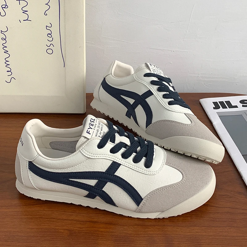 平底舒适德训鞋女2025夏季新款透气百搭潮流小白鞋时尚休闲运动鞋