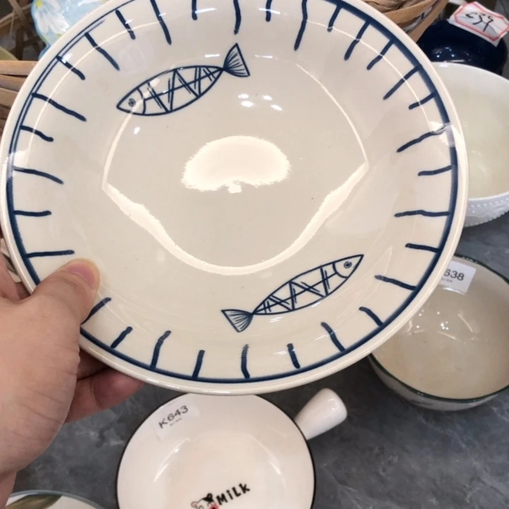 陶瓷微瑕盘碗碟介意勿拍