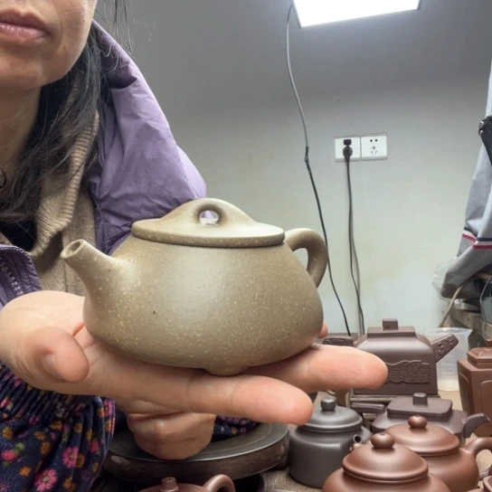 紫砂茶壶林****有五彩段泥