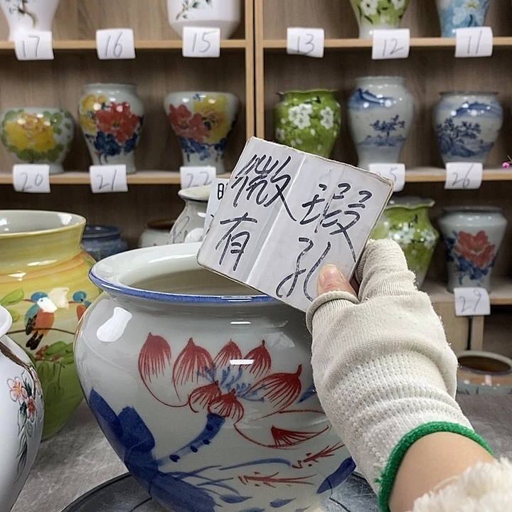 缸5xc景德镇陶瓷花盆