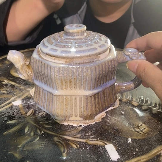 茶壶紫砂紫砂柴烧壶