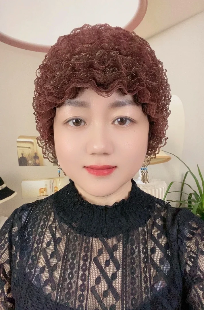 加绒加厚新款包头帽2025蕾丝帽遮白发帽时尚居家小帽防风光头帽