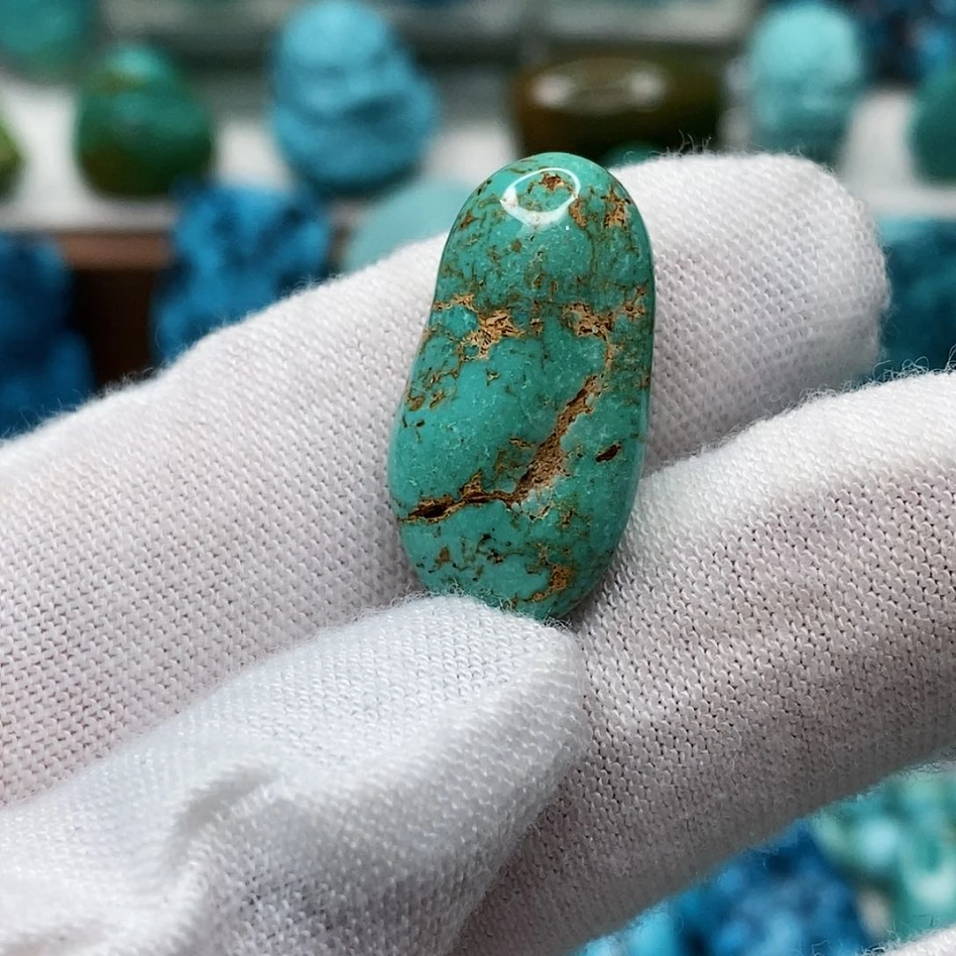 绿松石未镶嵌天然原矿 地大质检 抖音基地 顺丰发货