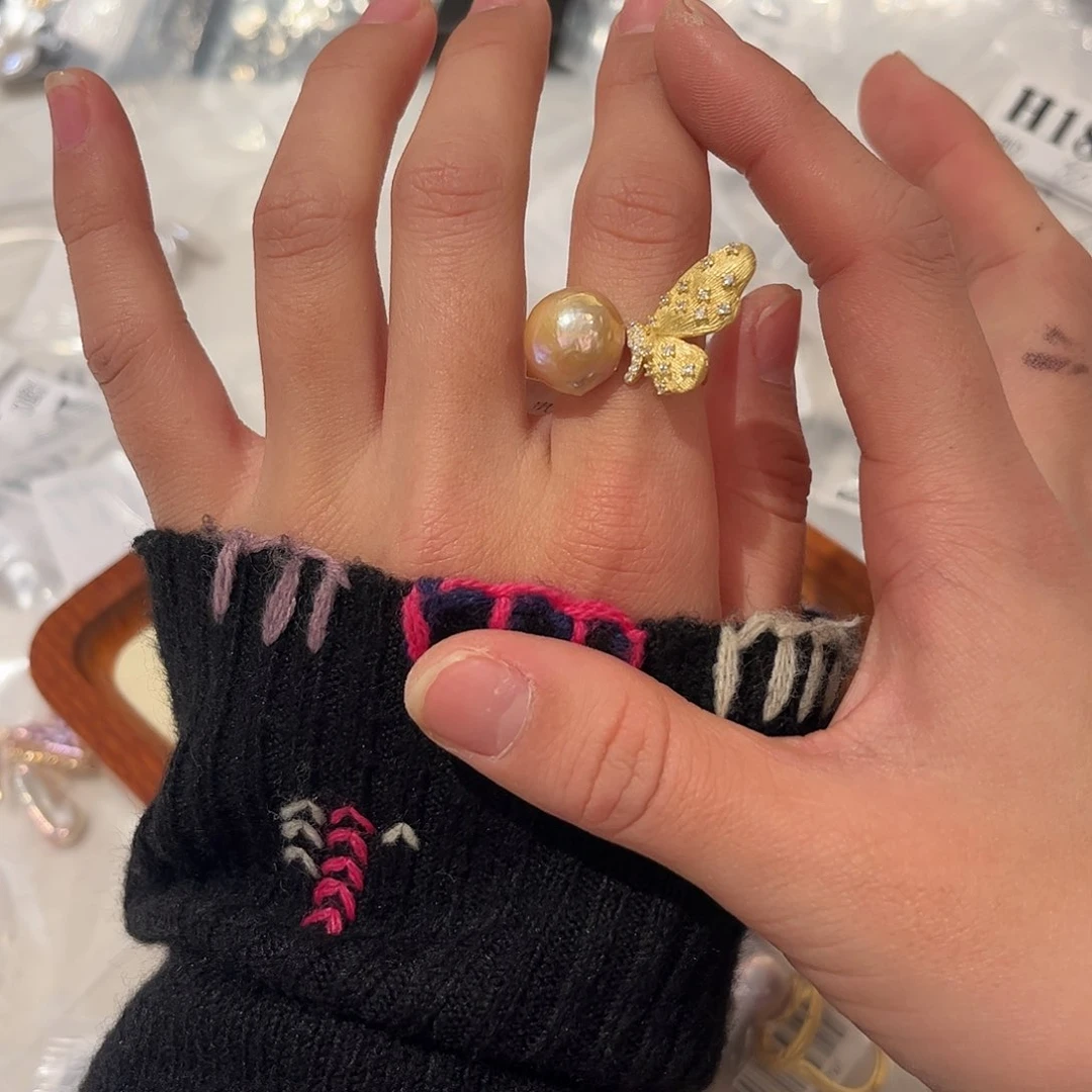 淡水珍珠颈饰银S925镶嵌