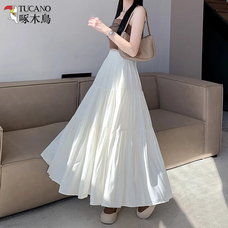 蛋糕裙半身裙女夏季高腰显瘦梨形女生韩系ins衣服
