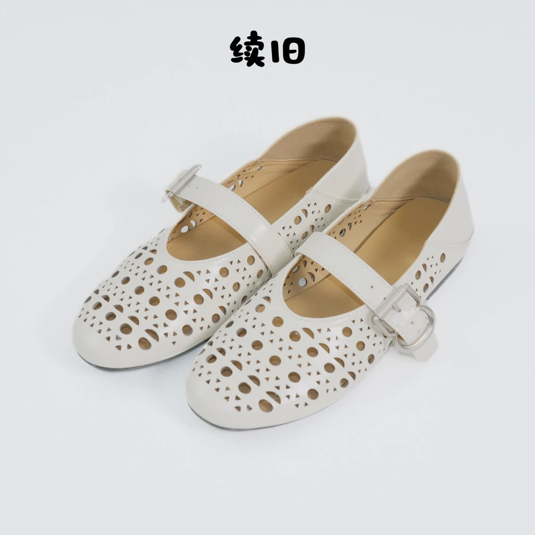 2025新款简约百搭镂空女款小单鞋L-11069