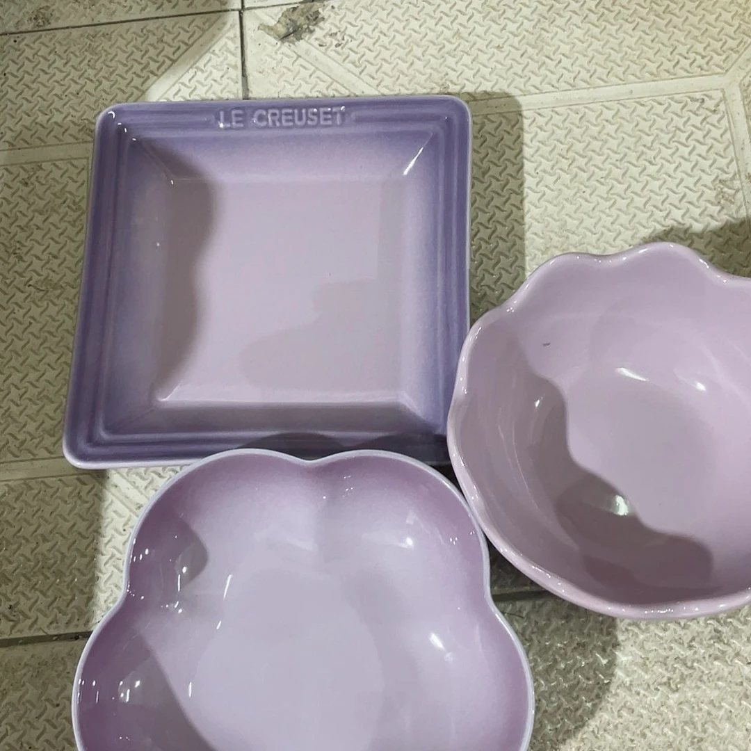 瓷片微瑕陶瓷餐具3件套