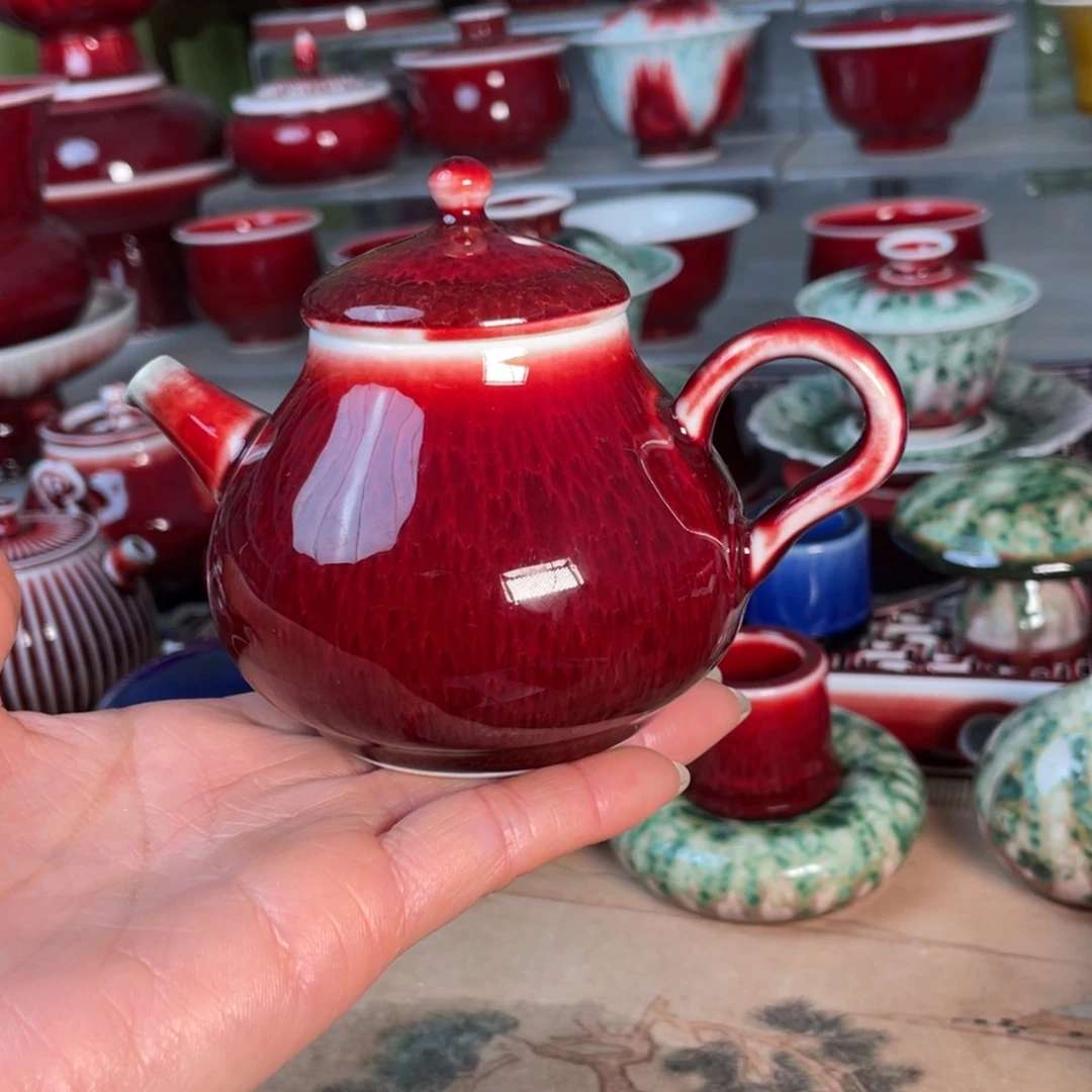 景德镇原矿釉梨壶