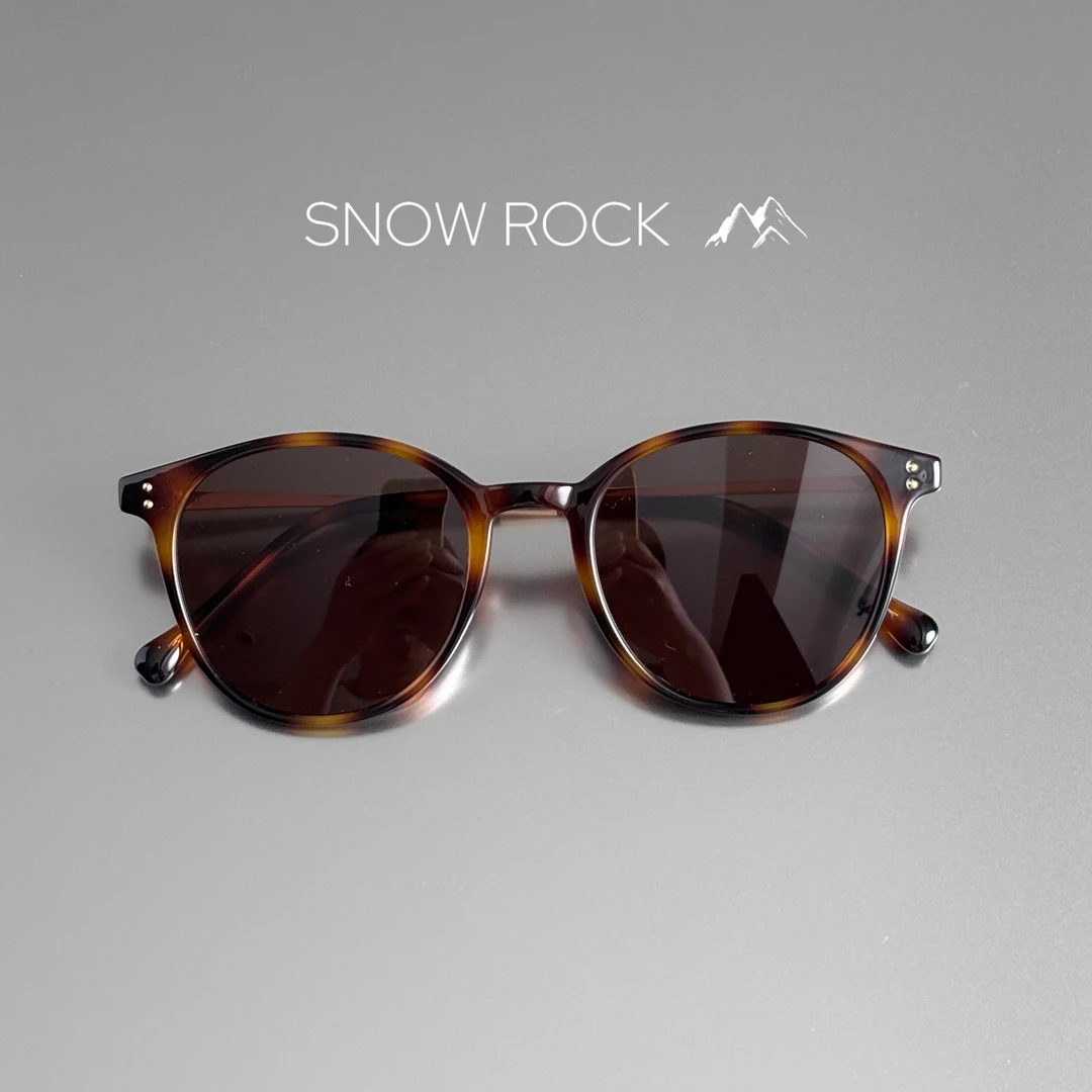 韩系复古圆太阳镜时尚潮流墨镜男女防紫外线玳瑁开车户外偏光网红