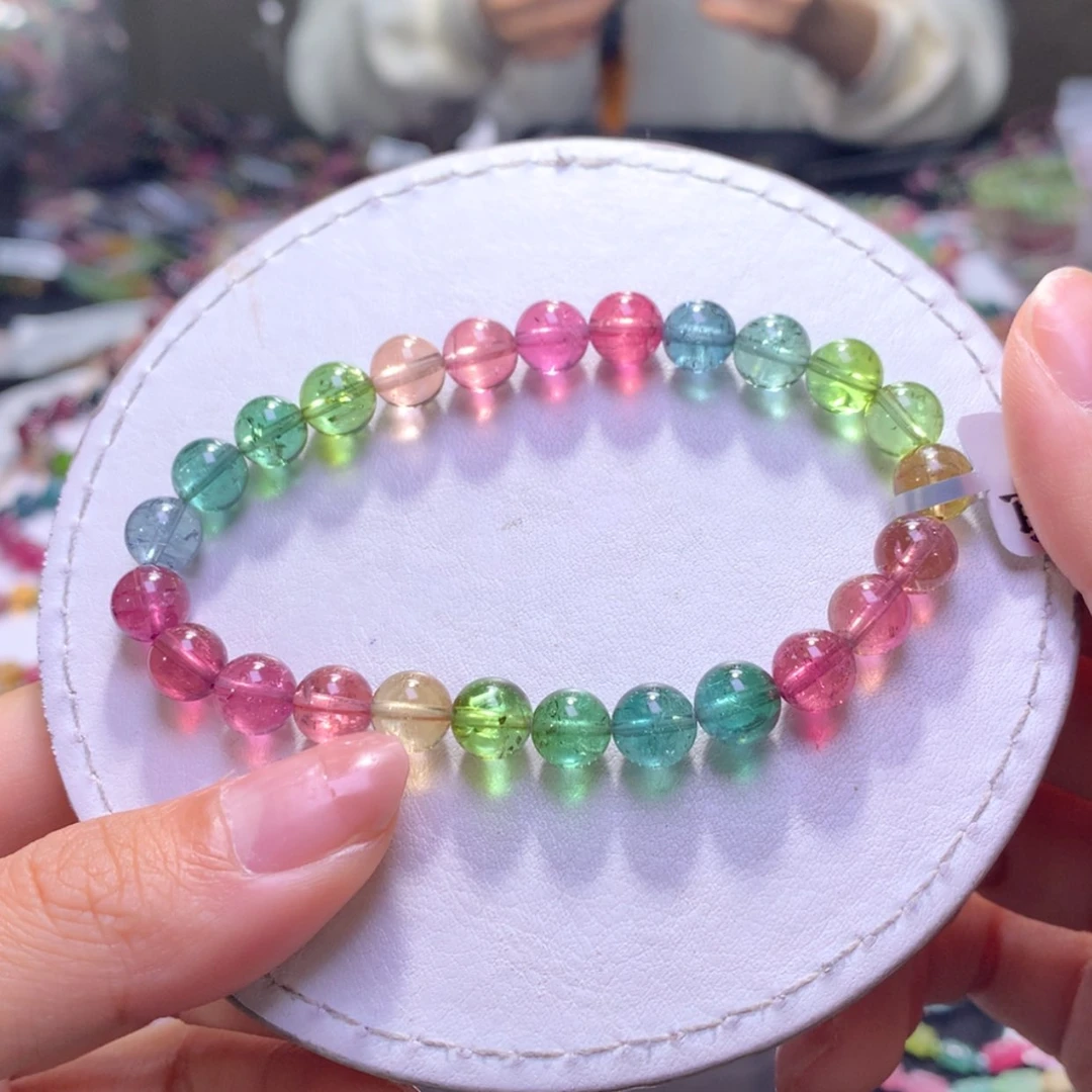 【闪购商品】未镶嵌手串碧玺7.7mm净体