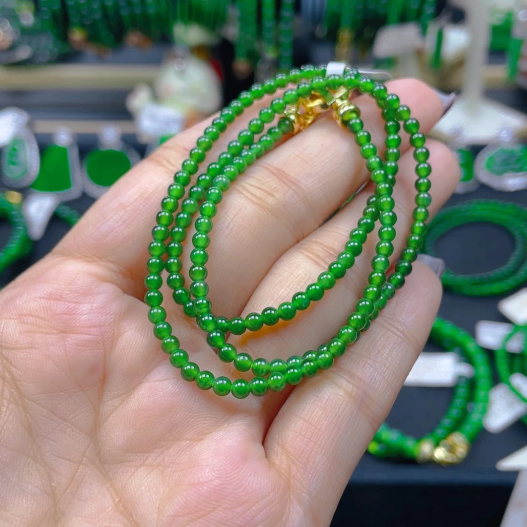 颈饰未镶嵌翡翠项链3