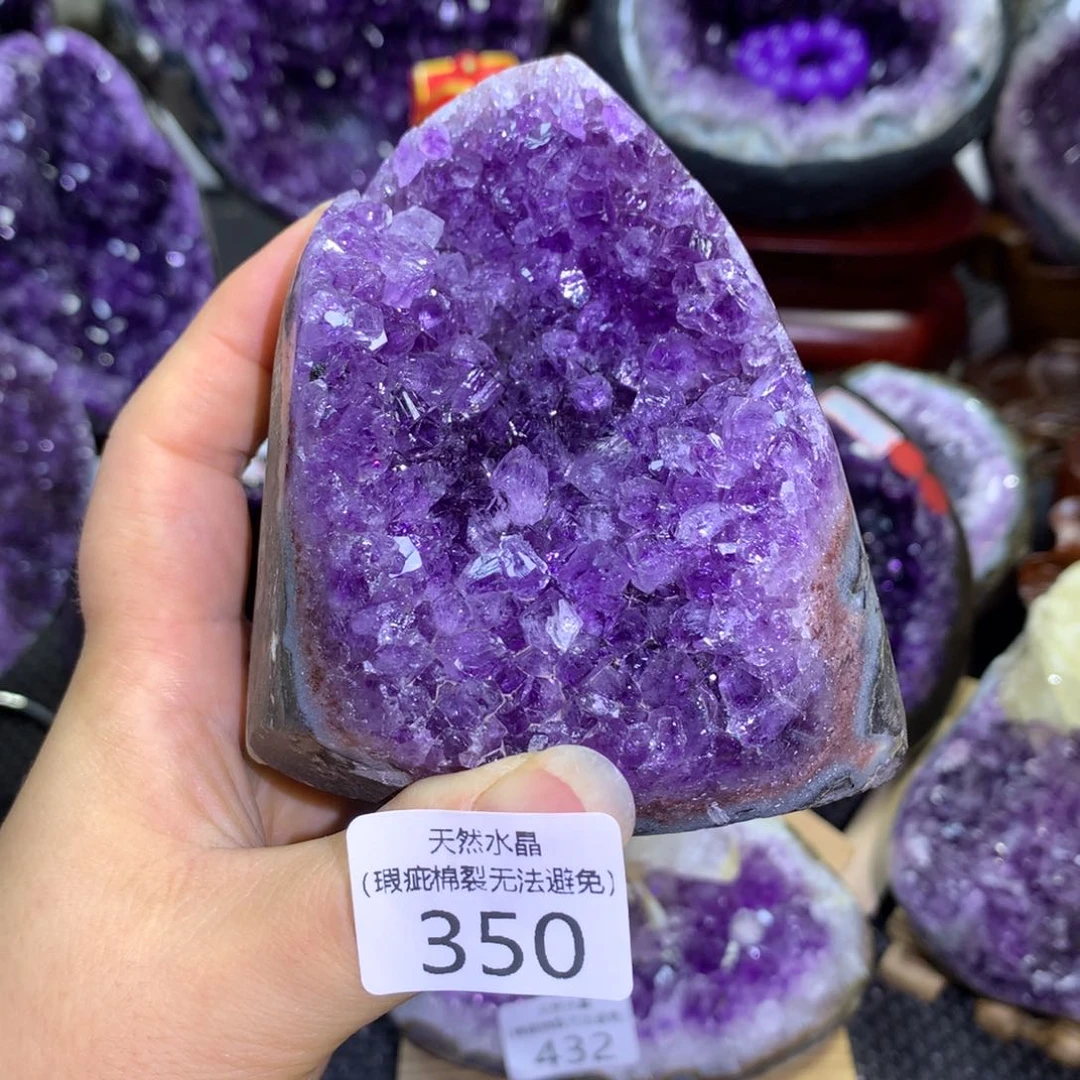 未镶嵌紫晶大型摆件（非配饰）月