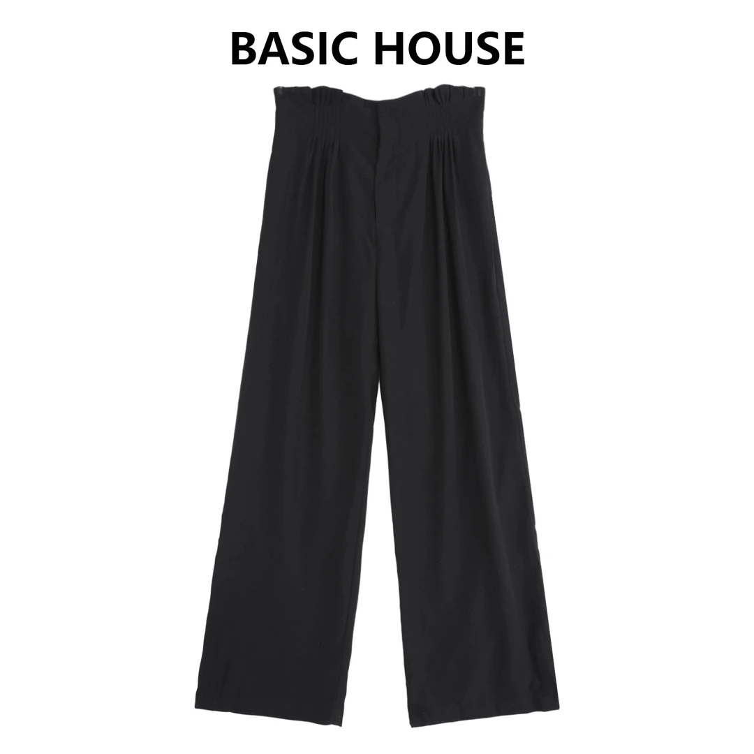 Basic House/百家好春夏新款百搭时尚显瘦休闲裤B1335B5FS32-1