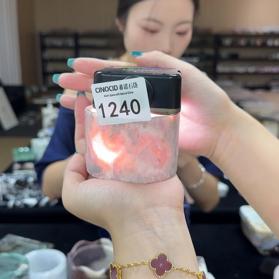 石材1240粉澳宝小圆烛台福利
