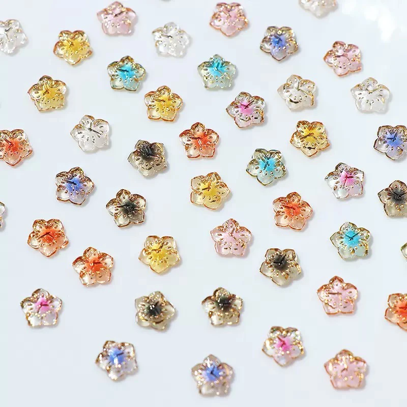 （渡底混色琉璃）美甲树脂Diy 小饰品