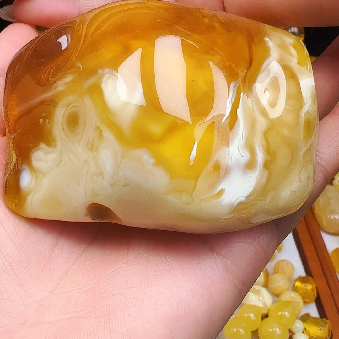 裸石琥珀未镶嵌蜜蜡原石