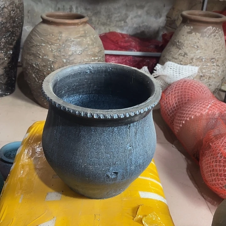 手工制作微瑕花盆