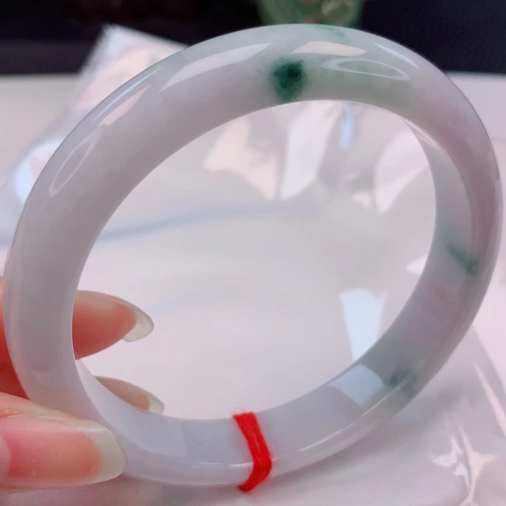 翡翠未镶嵌手镯63圈