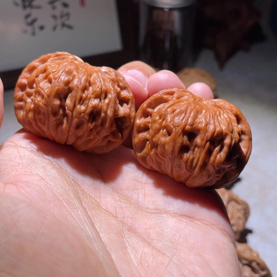 匠***源文玩核桃吊坠磨盘
