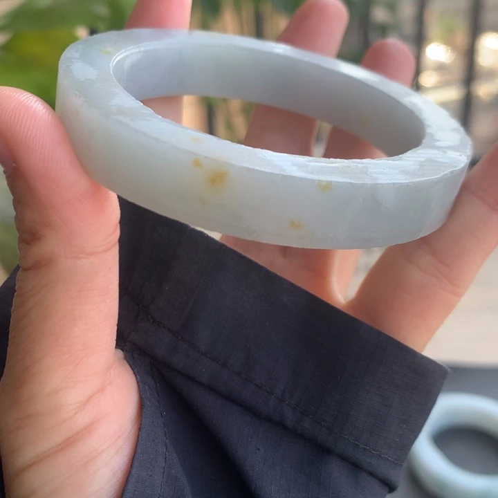 定制翡翠未镶嵌手镯55-56