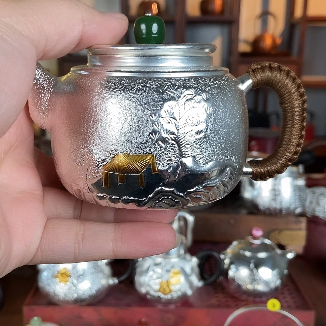 宣***店纯手工制作一铜壶制作