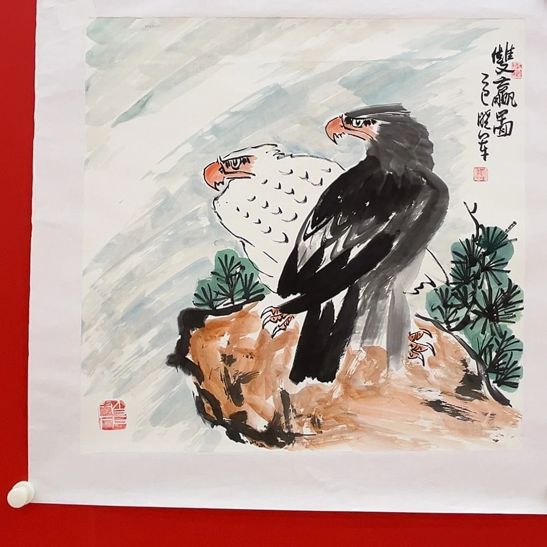 国画崔晓军展览原作