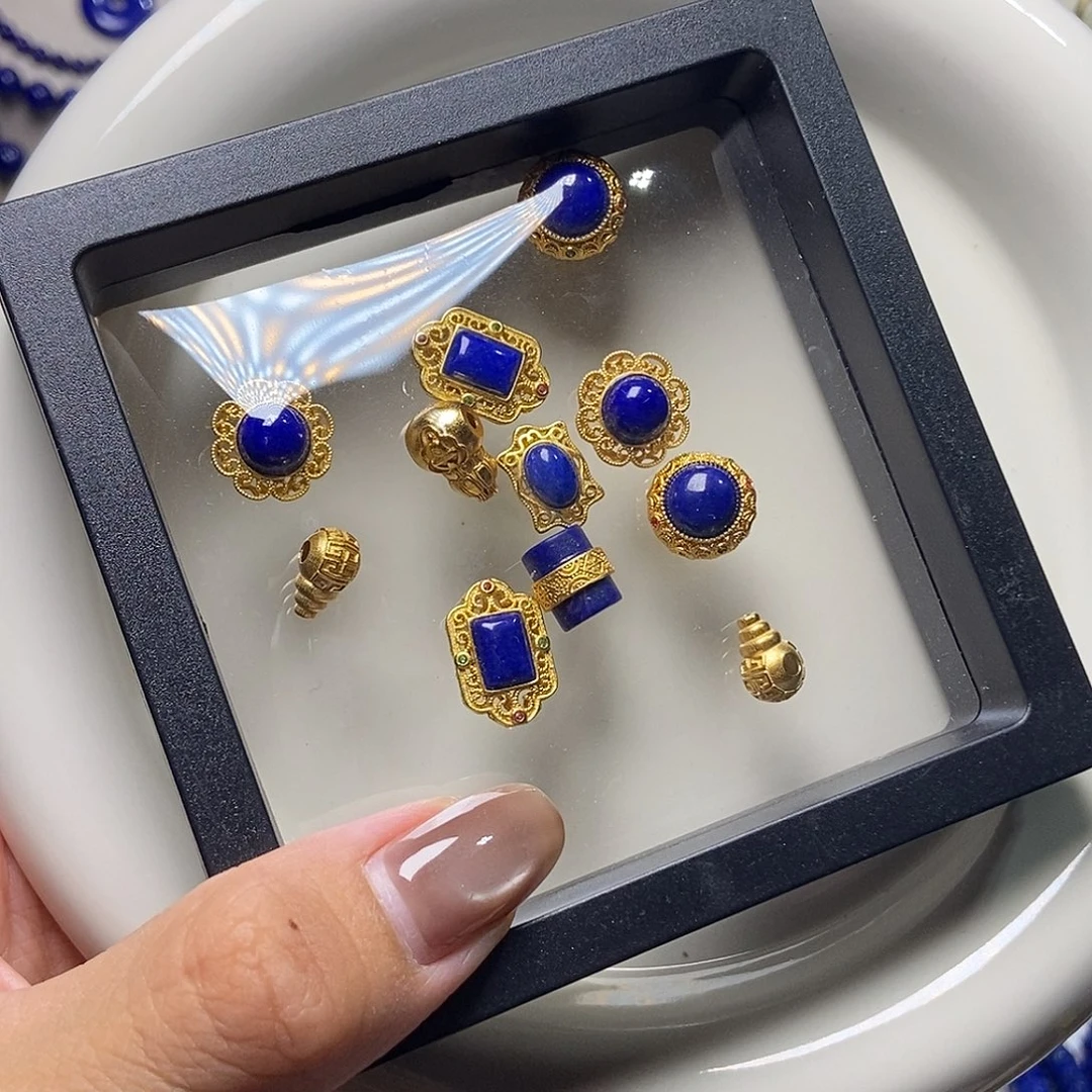 青金石未镶嵌背云 配饰（多样性发其一）