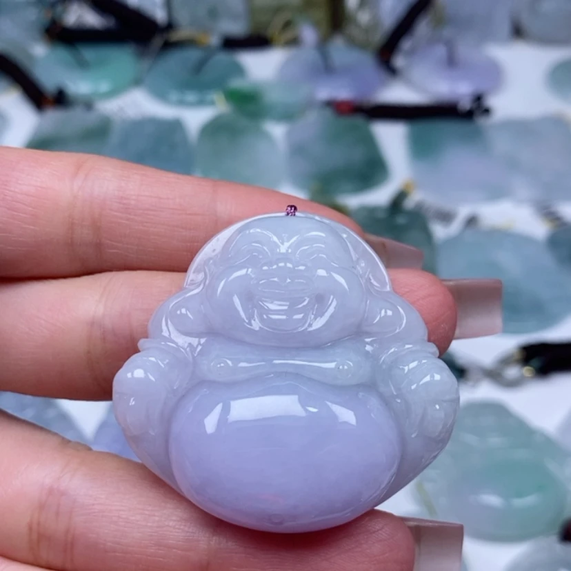 【闪购商品】颈饰未镶嵌翡翠橙**冻