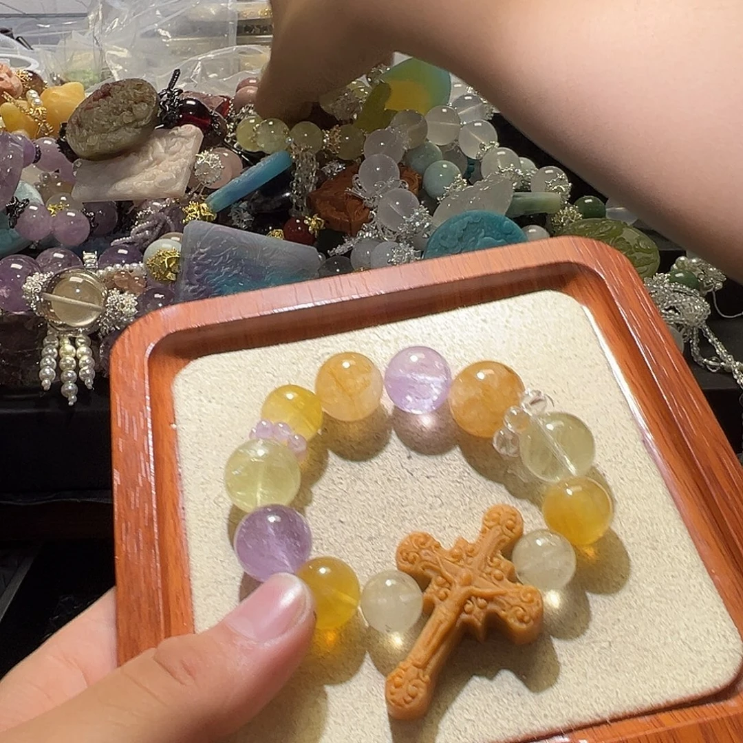 水晶手链未镶嵌水晶手链