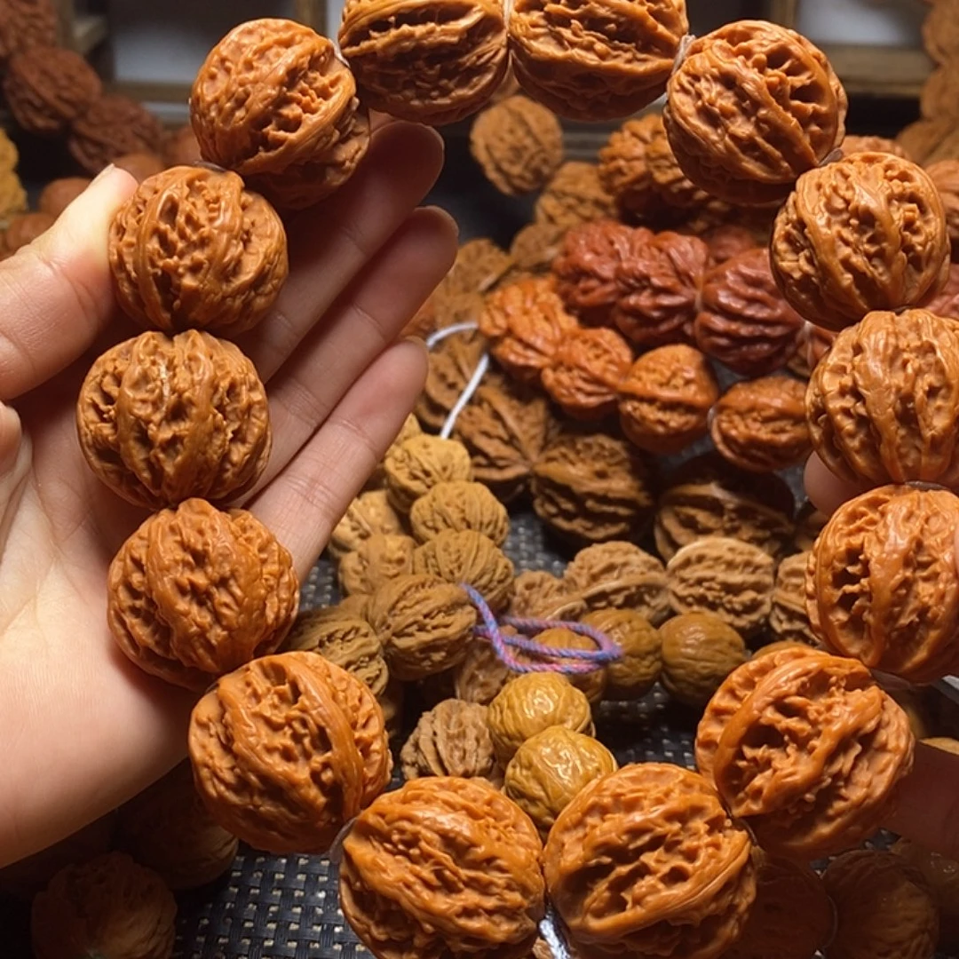 文玩核桃手串粗筋麻花手持