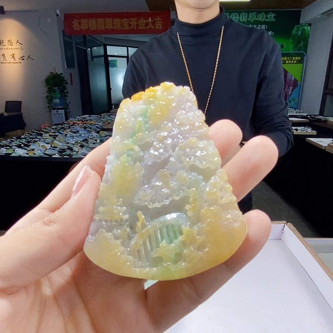 颈饰未镶嵌翡翠翡翠
