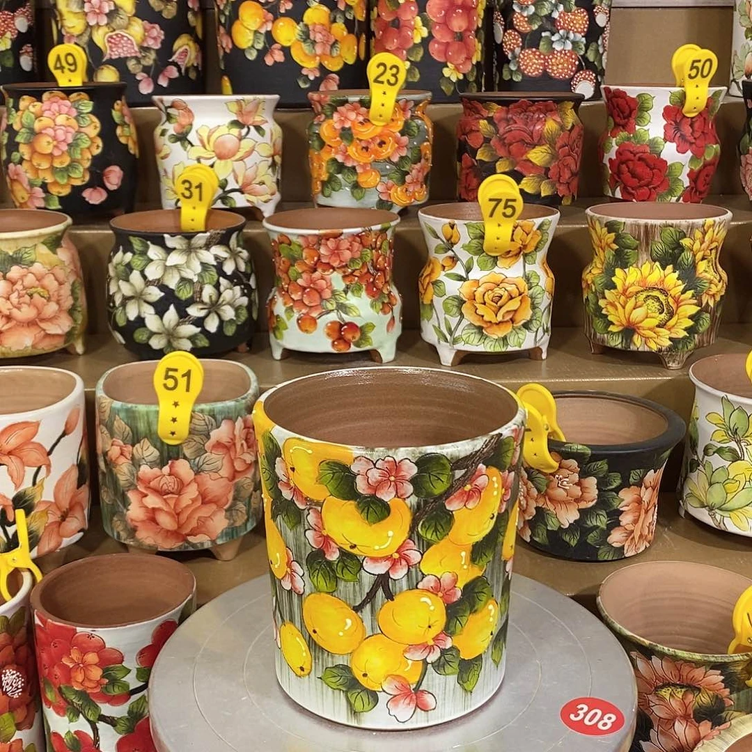 景德镇精品博采美盆12/14.5