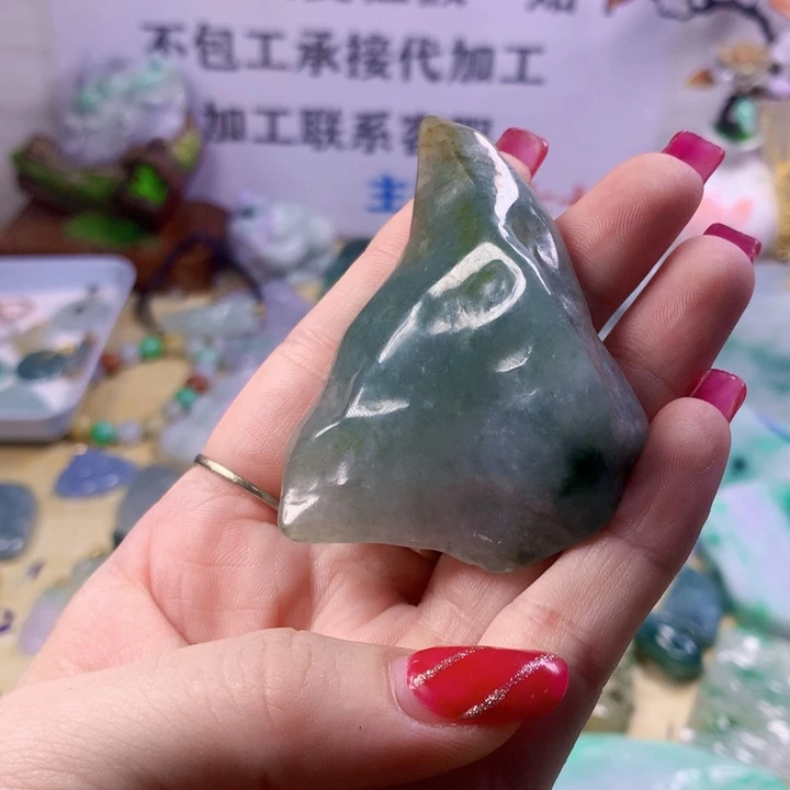 未镶嵌手串翡翠下***雨纯天然