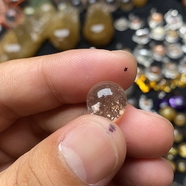 水晶珠宝半成品银S925镶嵌