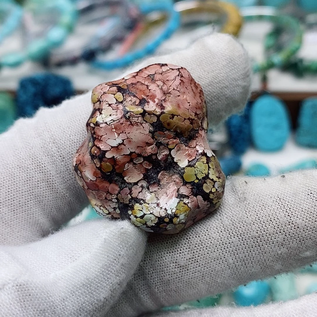 绿松石珠宝奇石未镶嵌