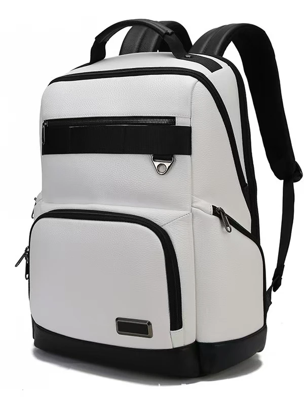 男士真皮双肩包商务休闲植鞣头层牛皮轻奢时尚高档黑色多功能简约