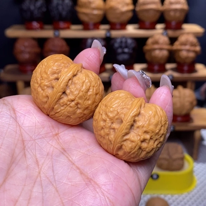 文玩核桃把件小金印元宝22号