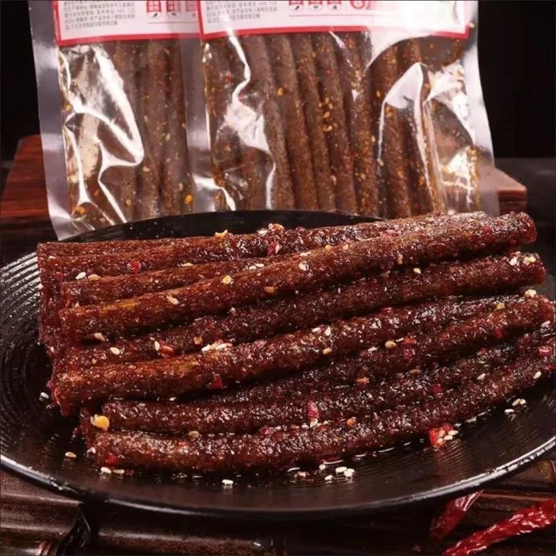 大长筋香辣辣条儿时解馋怀旧童年黑金魔鬼辣休闲麻辣零食小吃超辣
