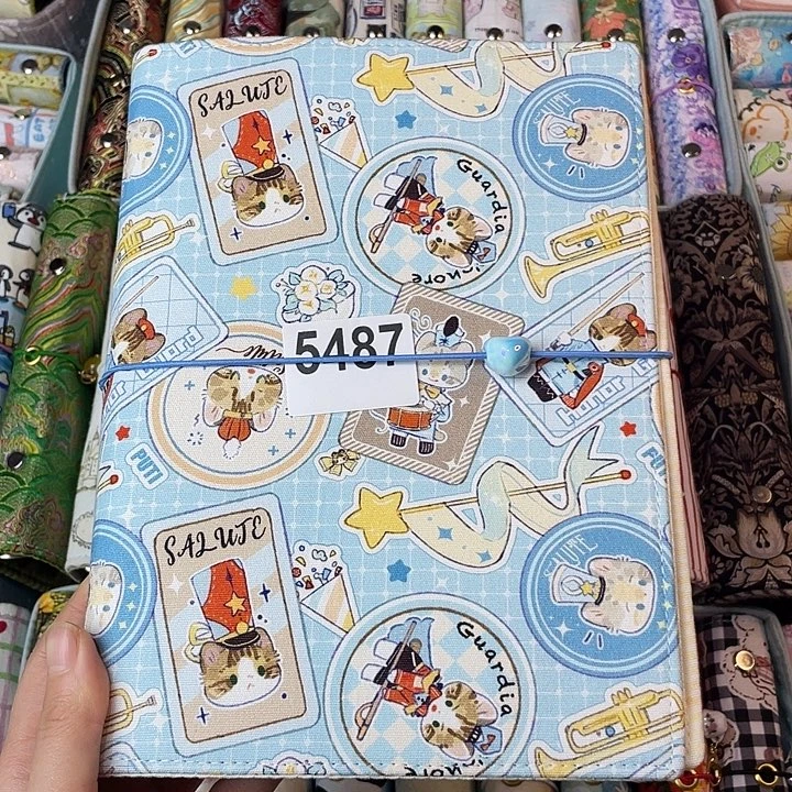 织绣A5活页不加纸5487