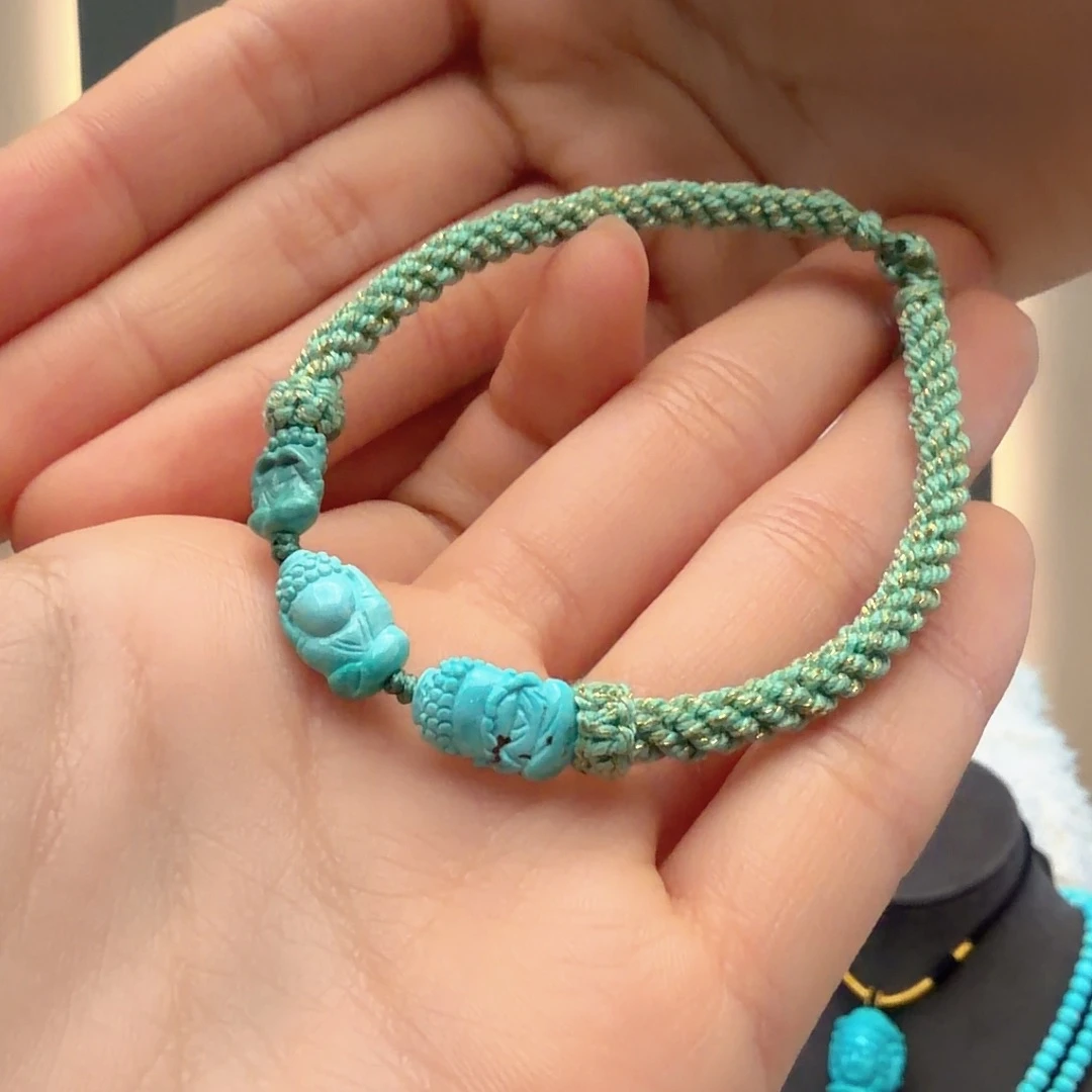 绿松石未镶嵌颈饰